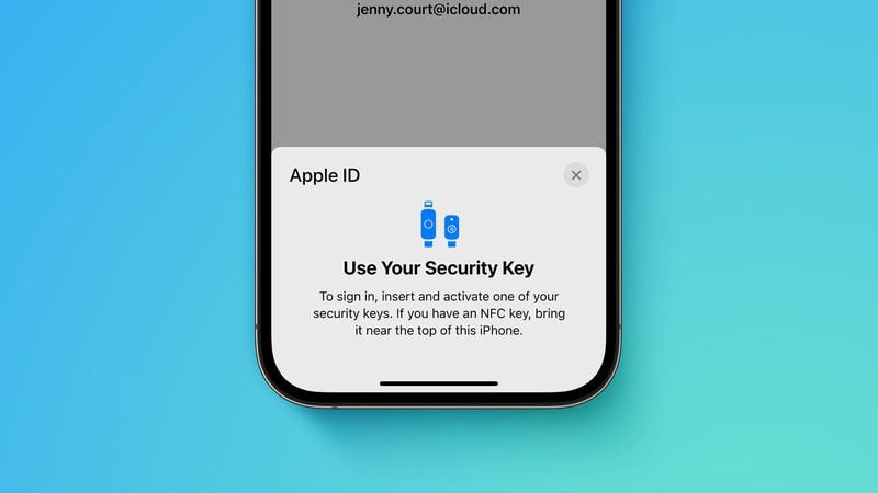 察布查尔苹果手机维修分享iOS 16.3 新增的 Apple ID 的安全密钥有什么功能 