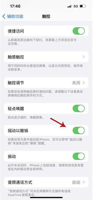 察布查尔苹果手机维修分享iPhone手机如何设置摇一摇删除文字 