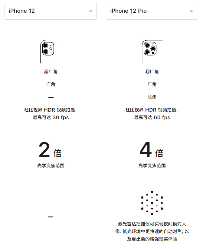 察布查尔苹果手机维修分享苹果 iPhone 12 与 iPhone 12 Pro 选哪款 